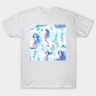 Mermaids Pattern 6 T-Shirt